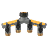 Garden Hose Manifold with Shut-offs