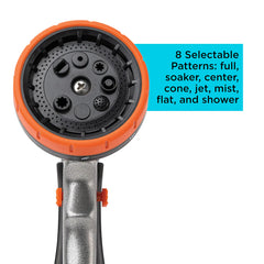 BLACK+DECKER® 8-Pattern Zinc Front Trigger Nozzle