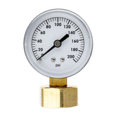 3/4-in. FHT Water Pressure Gauge 200 PSI
