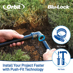 3/4 Inch Blu-Lock® Pipe 100 FT. Reclaimed