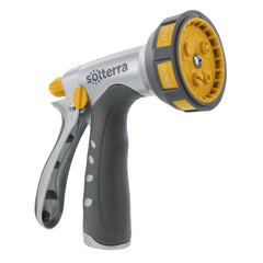 7-Pattern Garden Hose Nozzle with Rear Trigger