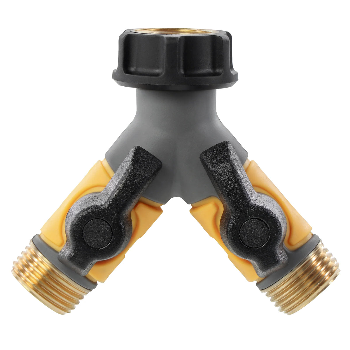 Garden Hose Y with Shut-offs