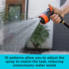 BLACK+DECKER® Heavy-Duty 10-Pattern Poly Thumb Control Nozzle