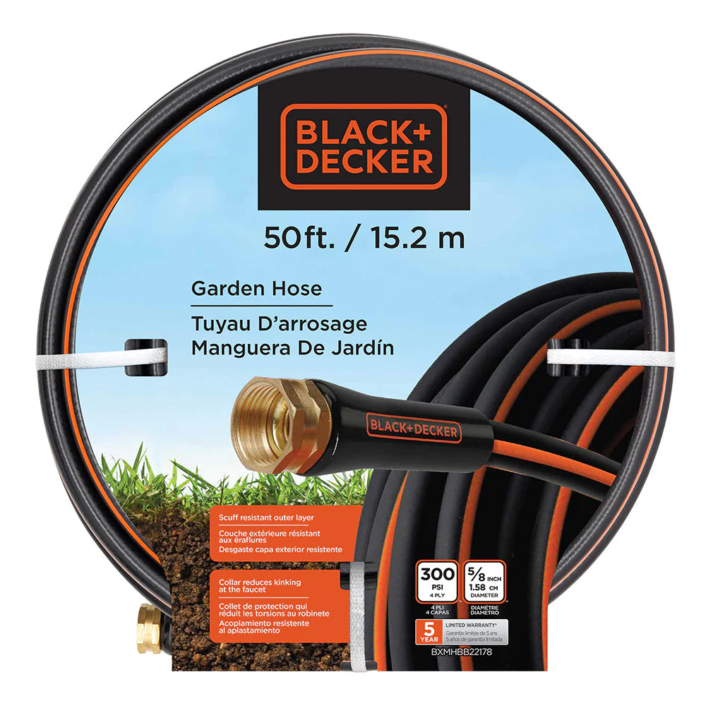 BLACK+DECKER® Medium-Duty Garden Hose - 50 ft.