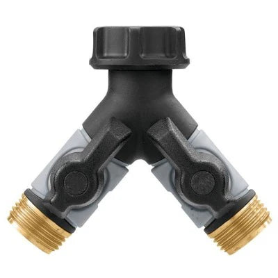 Metal Hose Y with Shut-offs