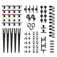 92-Piece Drip Irrigation Watering Essential Parts Kit